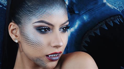 cute shark makeup